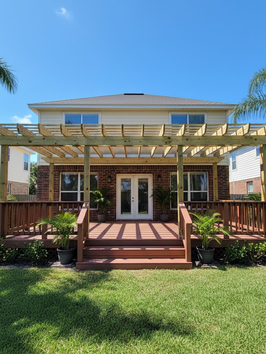 Deck Staining & Sealing completed by Western Deck Company in Lakeland, FL